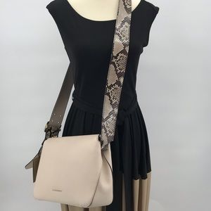 Burberry Helmsley Leather Crossbody, Python Strap